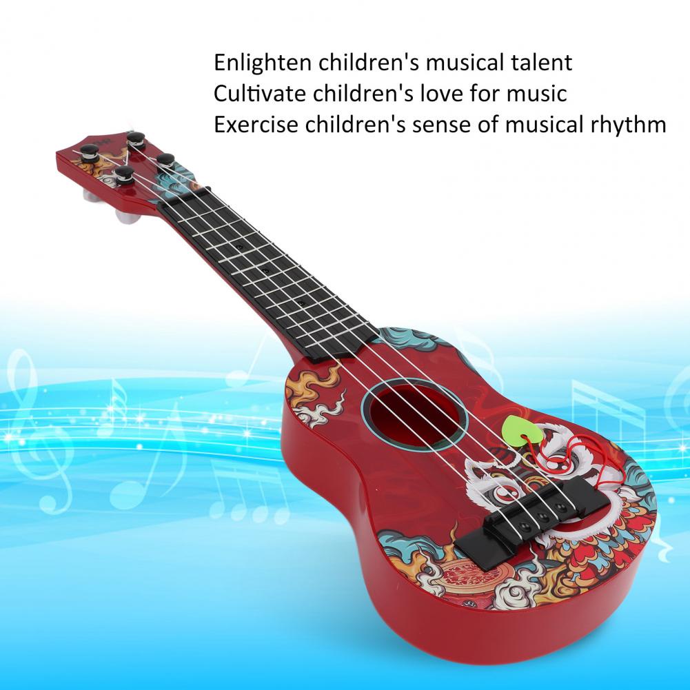 Đồ chơi đàn ukulele mini, Đàn ukulele nhỏ, Nhựa Mini Instrument Quà tặng mẫu giáo  AKOASM