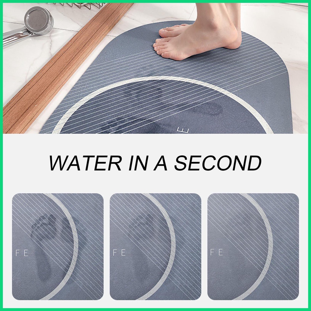 Thảm Chùi Chân Chống Trượt Thấm Hút Tốt Cho Phòng Tắm