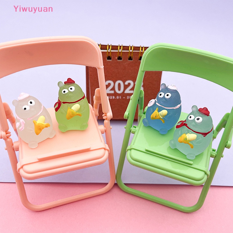 Bộ 2 Gấu Nhựa Phát Quang Dễ Thương Trang Trí Xe Hơi