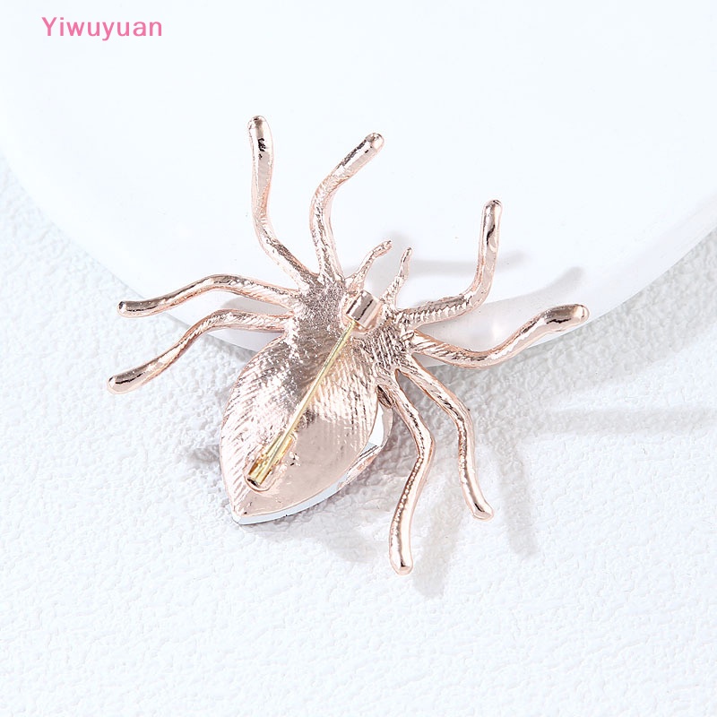 Ghim Cài Áo Hình Nhện Đính Pha Lê Sáng Tạo Thời Trang Cho Nữ