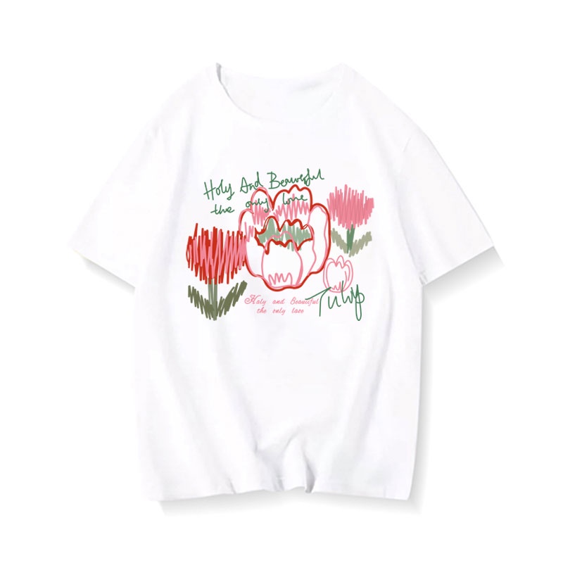 Áo Thun Unisex 100% Cotton Nguyên Chất Ngắn Tay Phong Cách Hàn Quốc Mới NRVP 2023