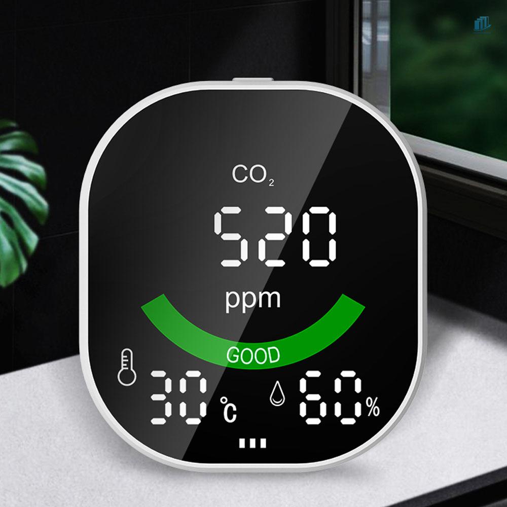 Thiết Bị Đo Độ Ẩm / Nhiệt Độ CO2 3 Trong 1 s2mwvn Có Màn Hình Hiển Thị Kỹ Thuật Số