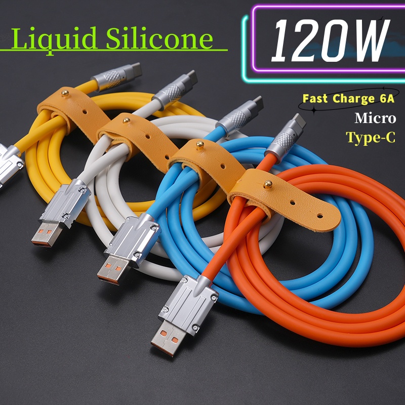 Cáp Sạc Nhanh 120W 6A Cho iPhone 14 13 11 12 Pro Max 7 8 Plus XS XR SE