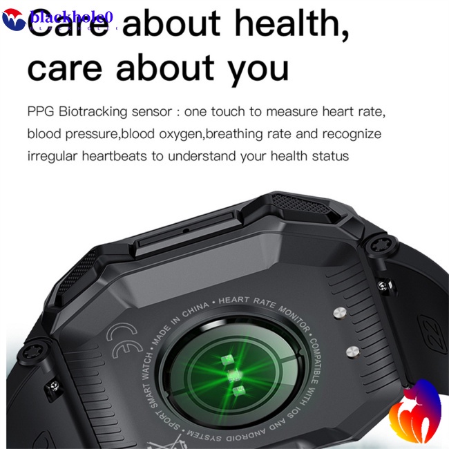 Đồng Hồ Thông Minh BH K55 Màn Hình 1.85 Inch Có Kết Nối Bluetooth Pin 350mah Chống Thấm Nước Ip68