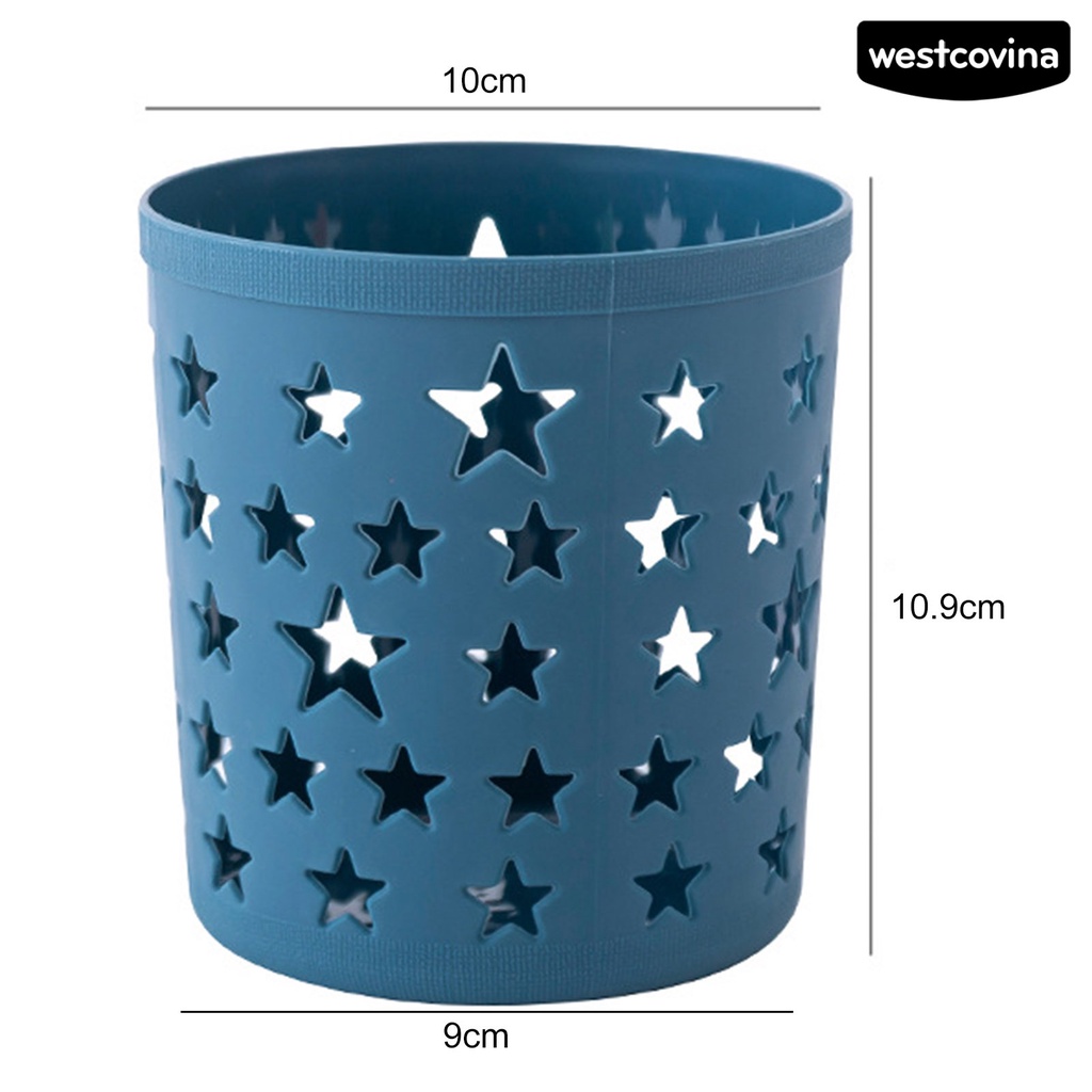 [COD]♪Hộp Đựng Bút Hình Trụ Rỗng Sức Chứa Lớn Đa Năng Họa Tiết Ngôi Sao Cho Văn Phòng