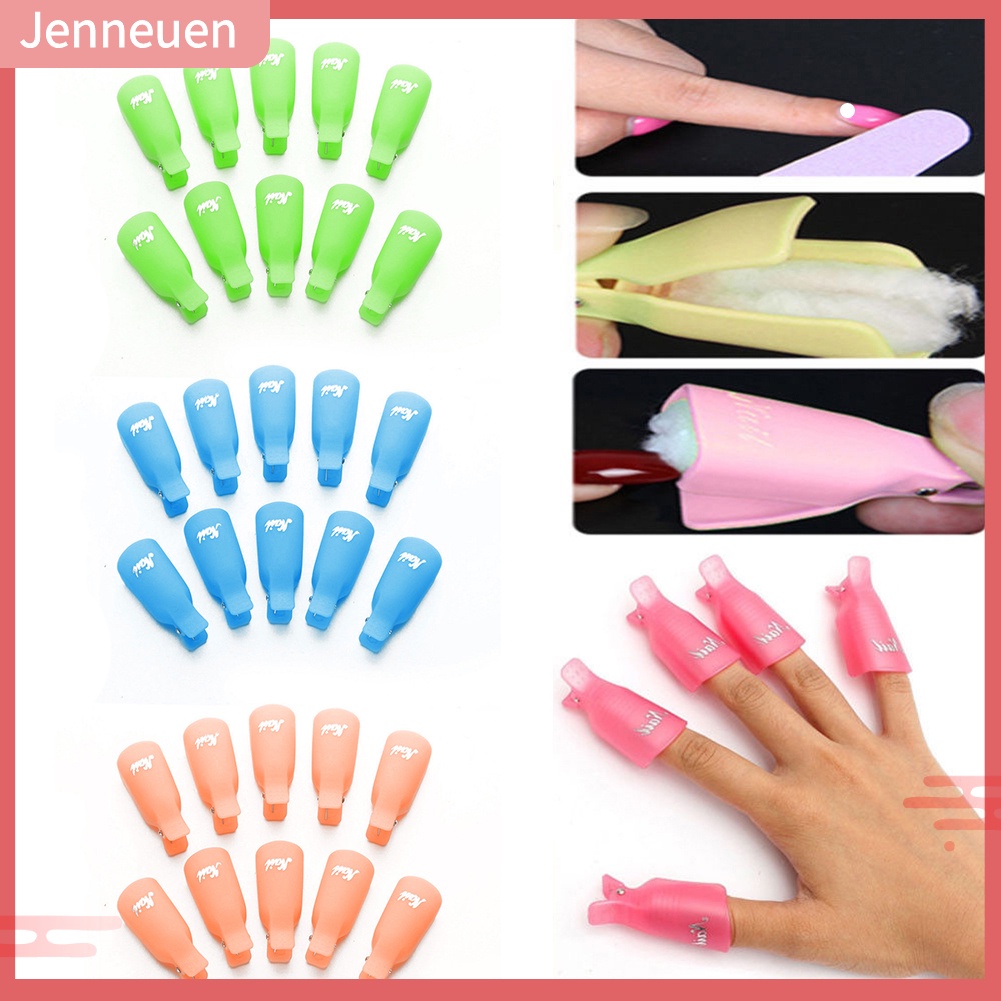 Bộ 10 Kẹp Ủ Tháo Gel Cho Móng Tay