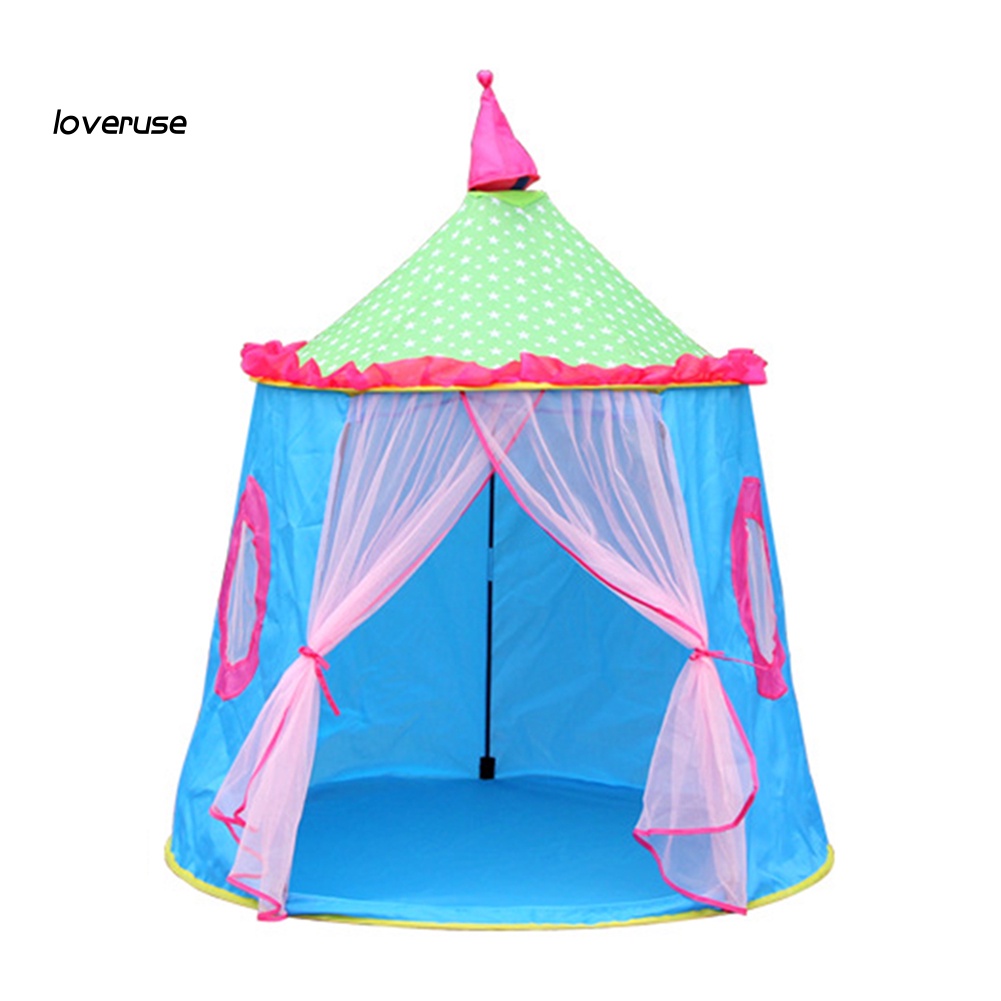 Lều Chơi Trong Nhà / Ngoài Trời Cho Bé Hình Lâu Đài Dễ Thương