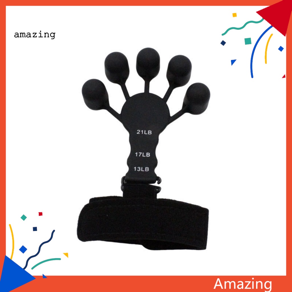 1 Bộ Dụng Cụ Luyện Tập Mở Rộng Ngón Tay Bằng Silicone Linh Hoạt