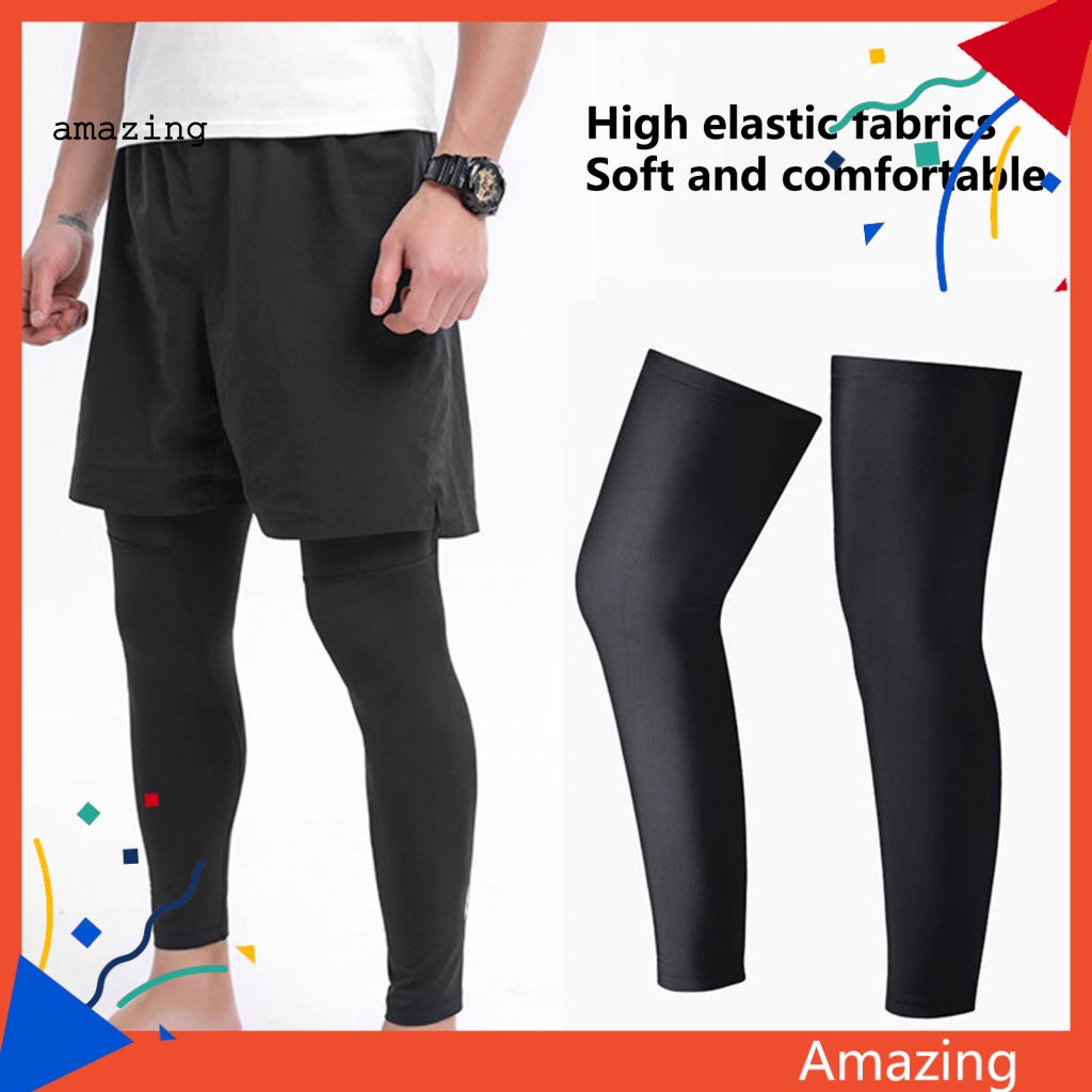 1 Tất Ống Chân Nén Dài Đến Đầu Gối Chống Trượt Thoải Mái Dùng Khi Chơi Bóng Rổ