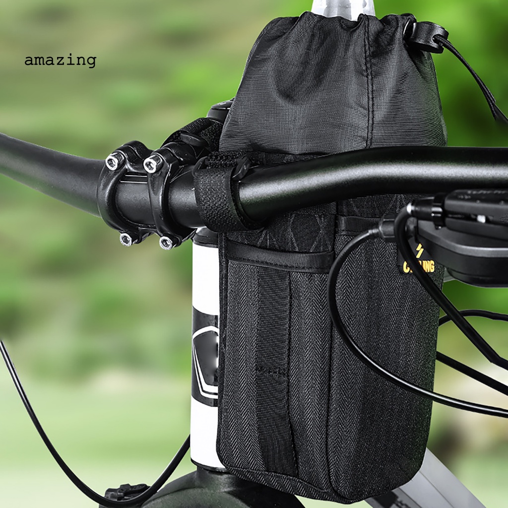 Túi Đựng Bình Nước Co Giãn / Ấm Nước Dung Tích Lớn Có Thể Tái Sử Dụng Tiện Lợi Dành Cho Xe Đạp MTB