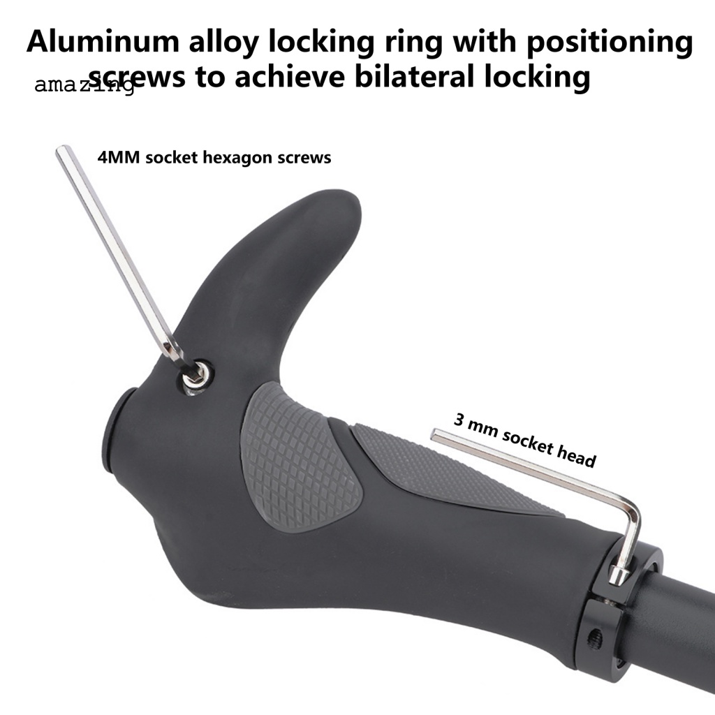 1 Cặp Vỏ Bọc Tay Lái Xe Đạp Leo Núi Bằng Cao Su