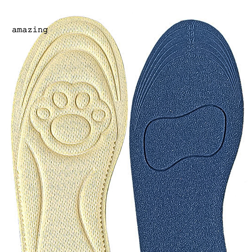 1 Cặp Đế Lót Giày Thể Thao Phẳng An Toàn Mềm Mại