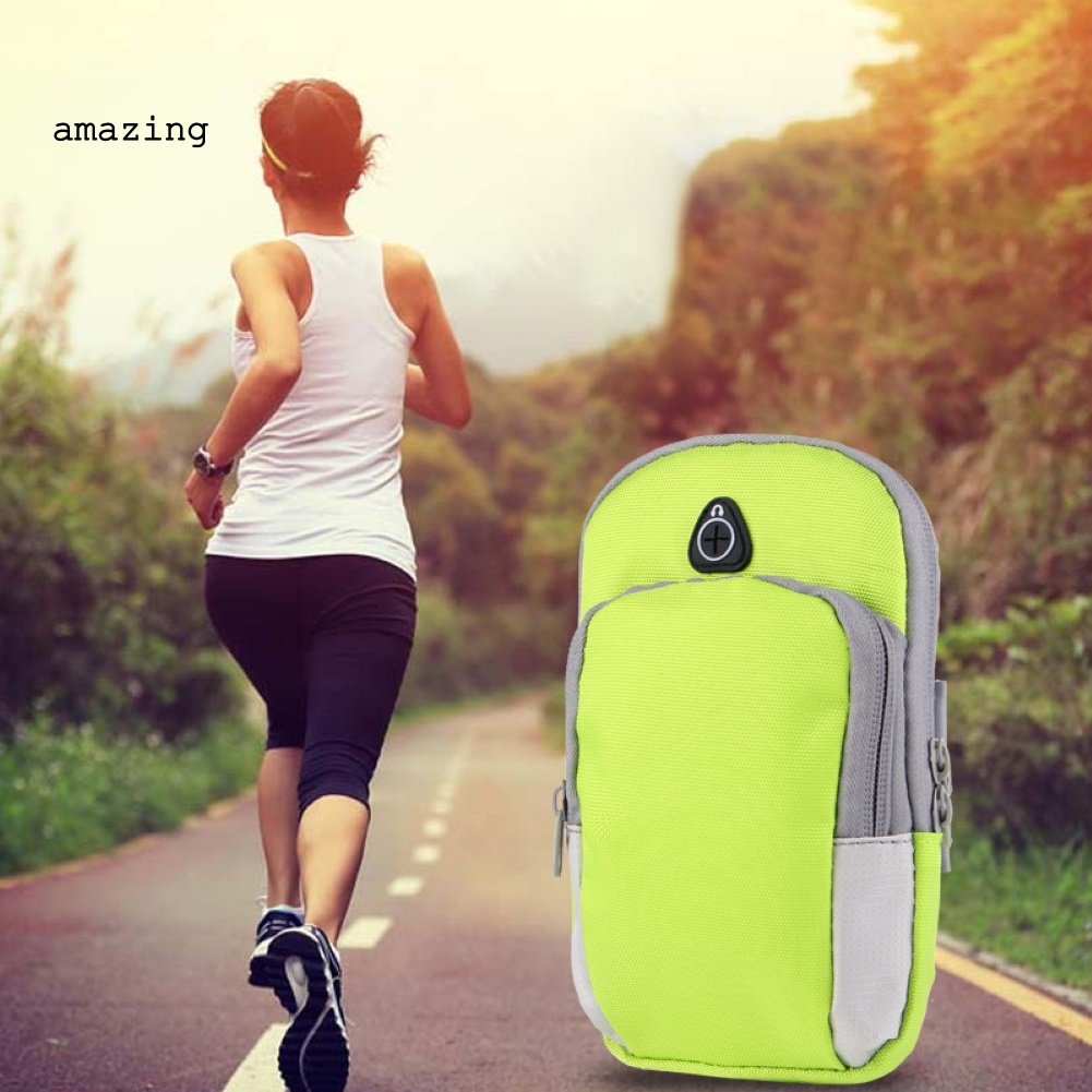 Túi Đựng Điện Thoại 4-6inch Đeo Cánh Tay Có Khóa Kéo Cho Các Hoạt Động Thể Thao Ngoài Trời