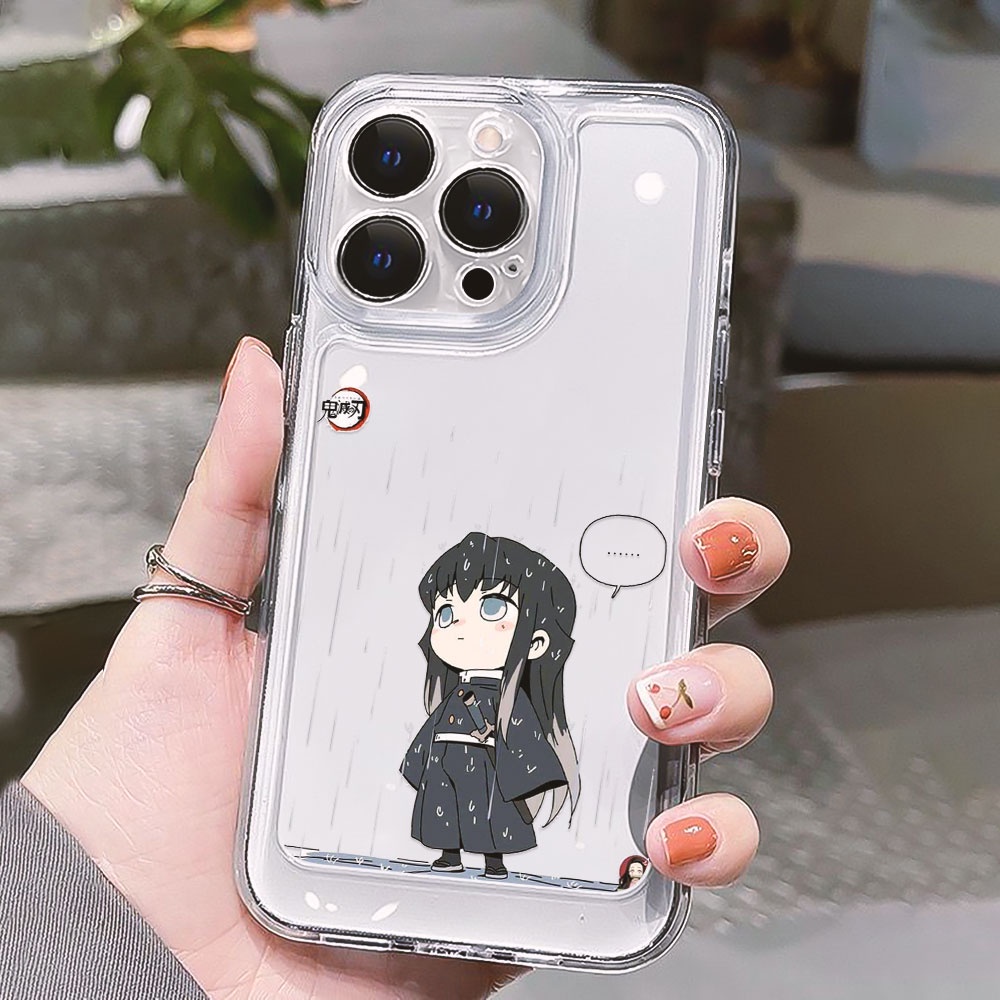 Ốp Điện Thoại Hình Truyện Tranh demon slayer Cho iphone 14 pro max 11 12 13 x xr xs 7 8 plus se 2022