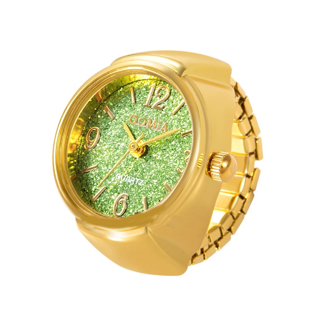 Đồng Hồ Dạng Nhẫn Đeo Tay Phong Cách Vintage Thời Trang Cho Nữ