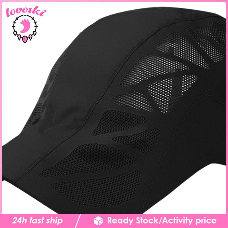 Mũ Lưỡi Trai Phối Lưới Nhanh Khô Thời Trang Mùa Hè Cho Nam Và Nữ