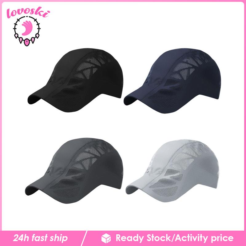 Mũ Lưỡi Trai Phối Lưới Nhanh Khô Thời Trang Mùa Hè Cho Nam Và Nữ