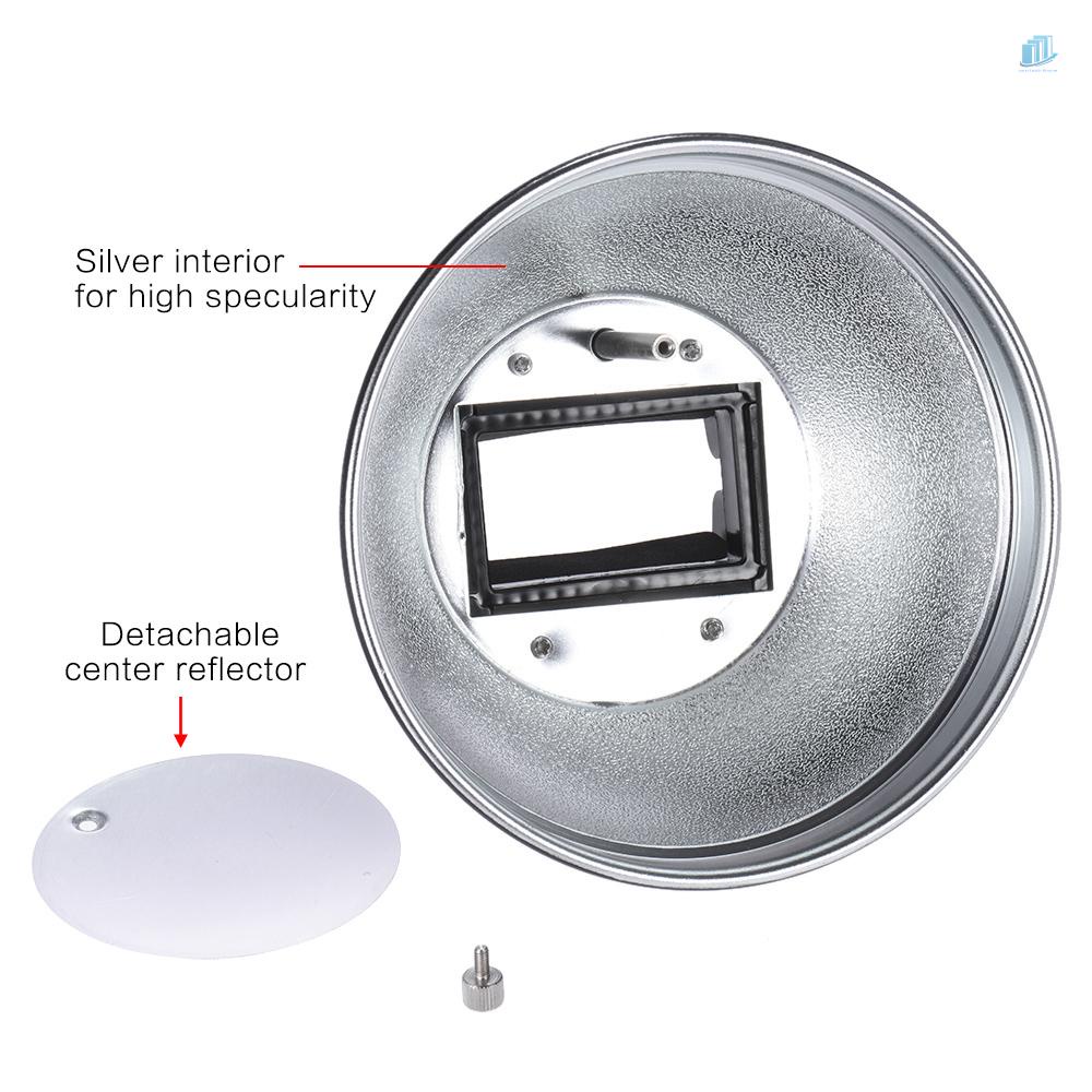 Máy Khuếch Tán Đĩa Làm Đẹp smartwatchinone Andoer 5.9 '' (15cm) Với 30 Độ Tổ Ong Thay Thế Cho Neewer Yongnuo Godox Meike Vivitar Flashlite Sp