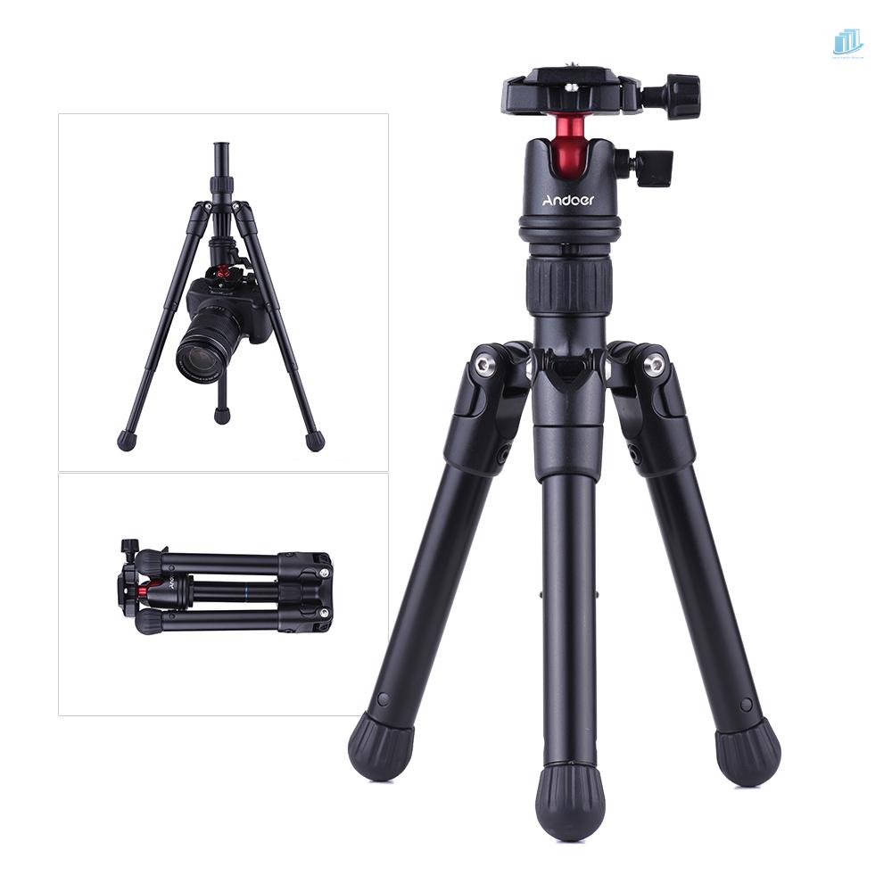 Giá Đỡ Ba Chân Mini Di Động Đầu Bi Tháo Lắp Nhanh Gọn Nhẹ Di Động Cho Máy Quay Phim Điện Thoại Thông Minh Andoer Andoer Andoer