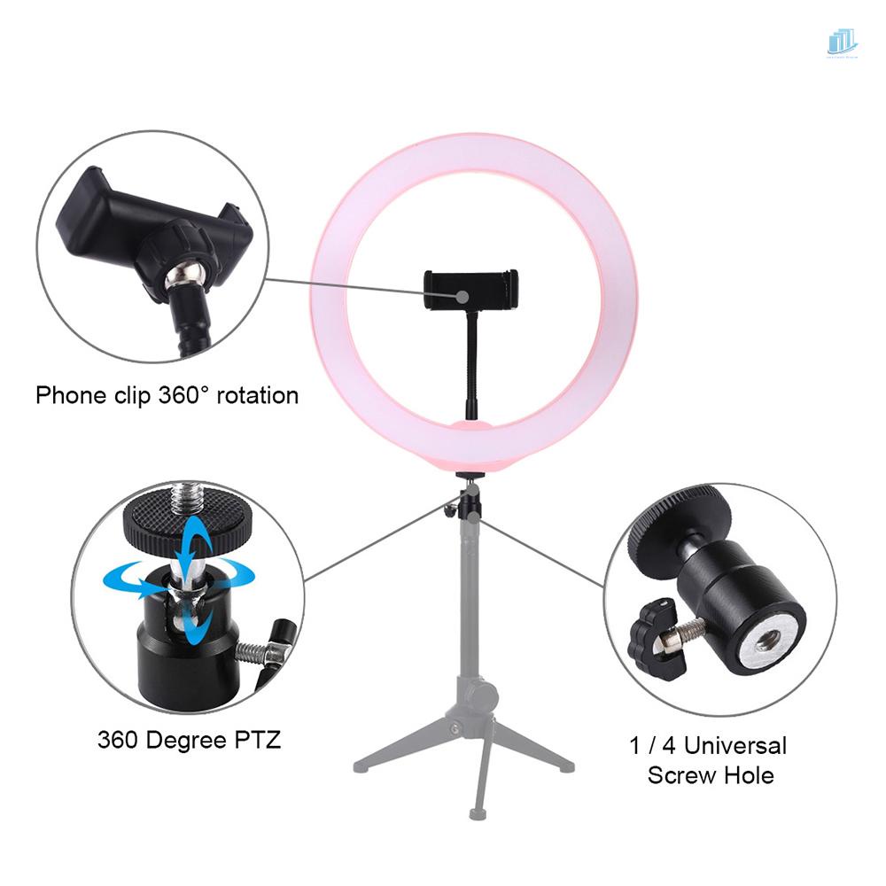 Vòng Đèn Led PULUZ 10 '' 3 Chế Độ Sáng Điều Chỉnh Được Dành Cho Chụp Ảnh / Live Streaming Selfie
