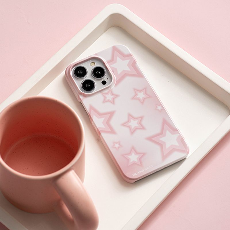 Ốp Điện Thoại Cứng Họa Tiết Ngôi Sao Màu Gradient Cho Iphone 13 78 1211Max 14pro