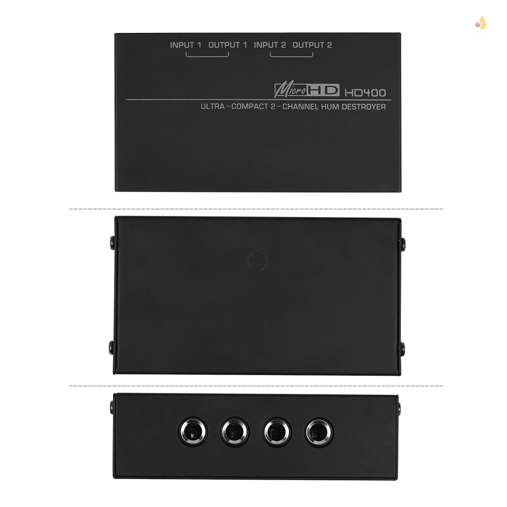 Thiết Bị Lọc Tiếng Ồn Hum Destroyer 2 Kênh Với Đầu Ra 1 / 4 Inch TRS