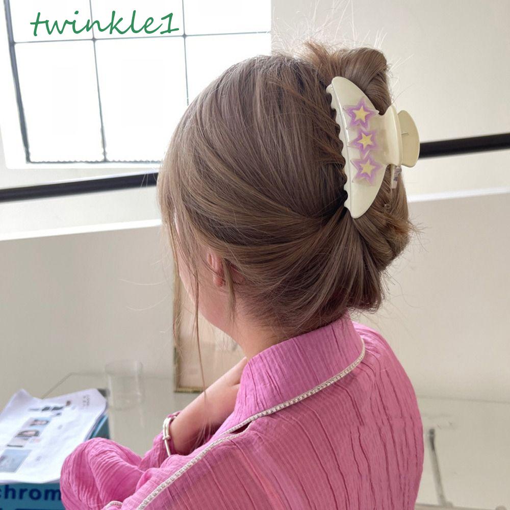 Kẹp Tóc Hình Ngôi Sao Năm Cánh Màu Kẹo Ngọt Thời Trang Hàn Quốc Cho Nữ