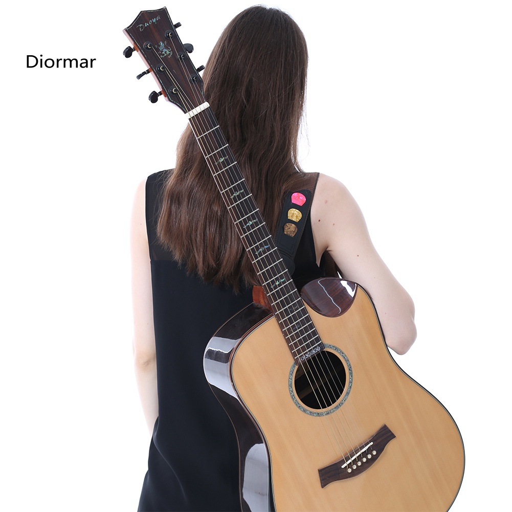 Dây Đeo Vai Có Thể Điều Chỉnh Được Kèm 3 Miếng Gảy Đàn Guitar