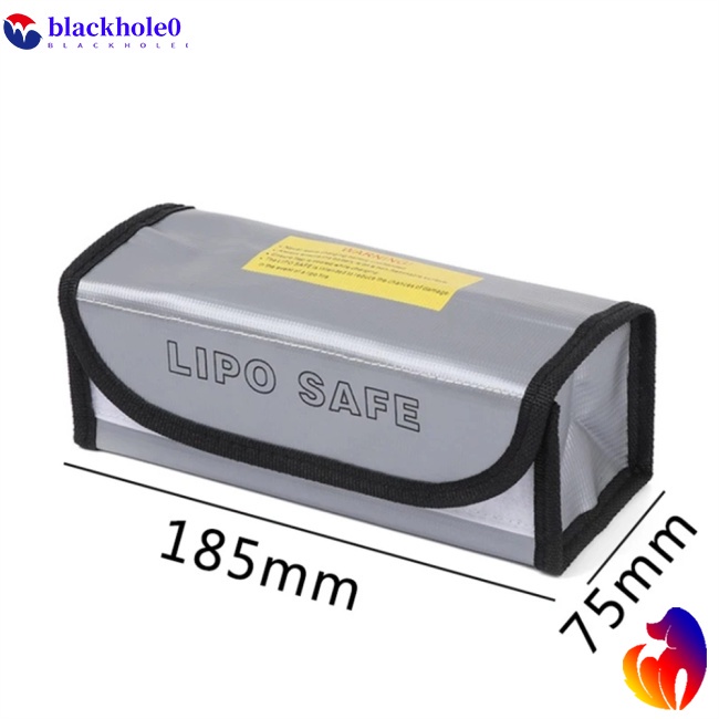 Túi Đựng Pin Lithium Chống Thấm Nước / Cháy Nổ Chuyên Dụng Cho Máy Bay Điều Khiển Từ Xa Fpv 185X75X60Mm