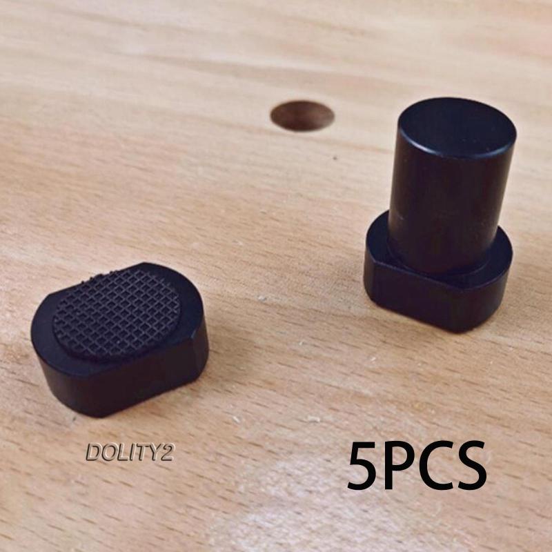 [Dolity2] Kẹp Hợp Kim Nhôm Màu Đen Chặn Lỗ Cho Thú Cưng 19 / 20mm