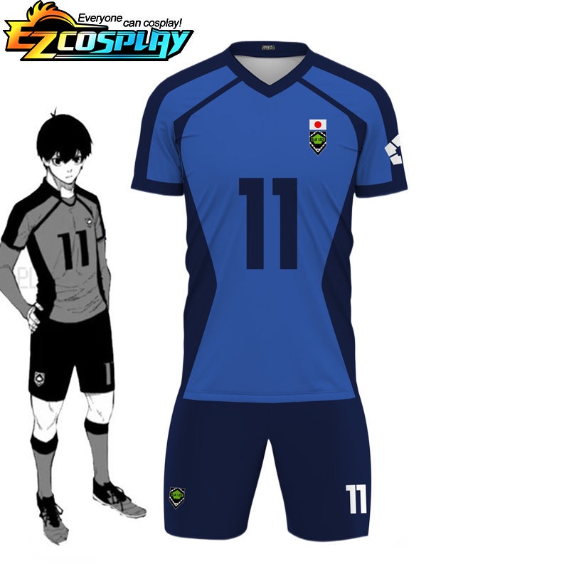 Áo Thun Jersey Futsal & Football Motif VL Replika Anime Hyoma Chigiri Kenyu Seri Eleven Tay Ngắn Cho Nam Và Nữ