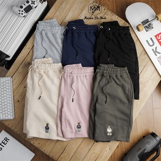 Quần short nỉ thêu hình gấu