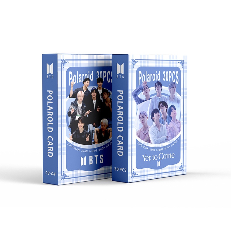 BTS YET TO COME Polaroid Photocard Lomo Card Double-sided Color Printing