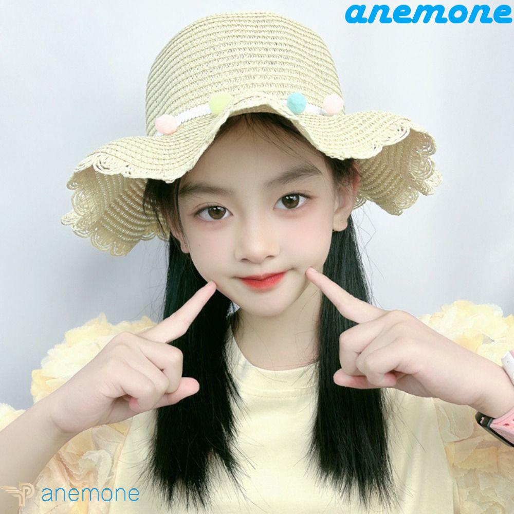 Mũ Đội Có Tóc Giả Vô Hình Bằng Sợi Tổng Hợp Cách Nhiệt Thời Trang Đi Biển Chất Lượng Cao Dành Cho Bé Gái