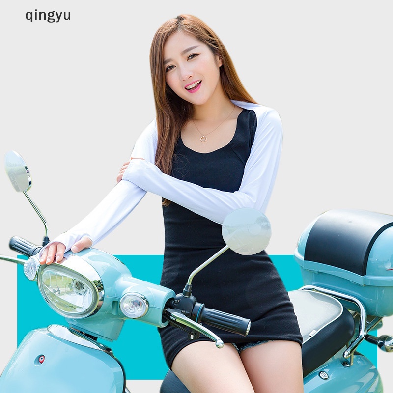 Găng Tay Dài Bằng Lụa Lạnh Siêu Mỏng Chống Nắng Và Tia UV