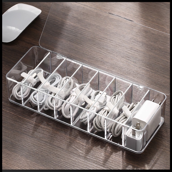 Zevaret Hộp Đựng Dây Cáp Sạc / Tai Nghe Sắp Xếp Gọn Gàng Cho Nhà Ở