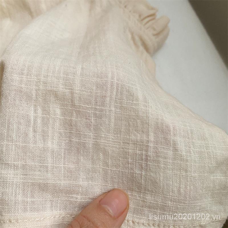 Áo Sát Nách Vải Cotton Phối Ren Hoa Kiểu Hàn Quốc Dễ Thương Cho Bé Gái