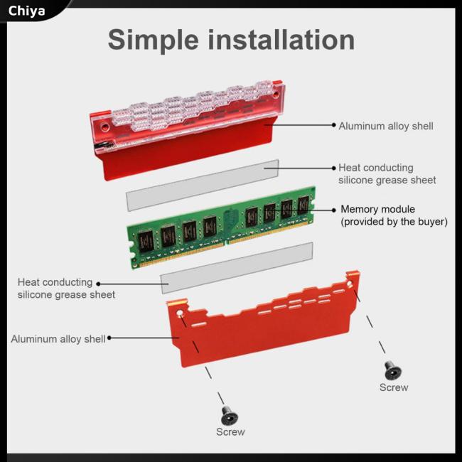 Mô Đun Tản Nhiệt Bộ Nhớ Coolmoon Ra-2 Ram 5v Argb Hiệu Quả Cao Cho Máy Tính