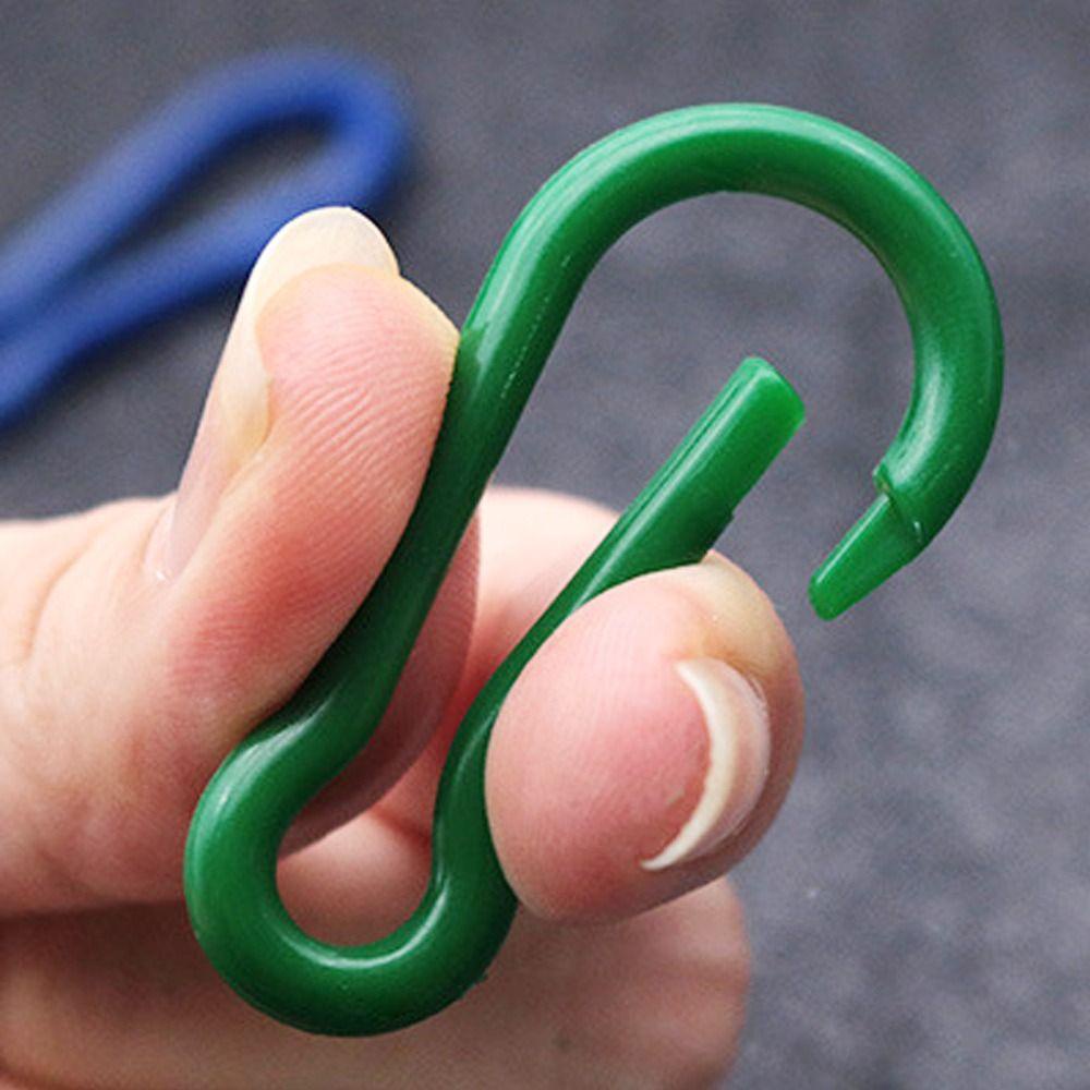 .Set 20 Móc Khóa Ba Lô Bằng Nhựa Nhiều Màu Sắc Dùng Khi Leo Núi / Chơi Thể Thao