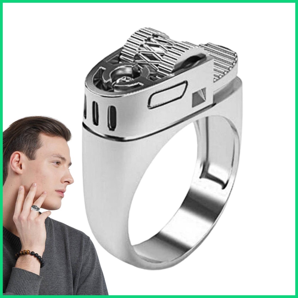 Nhẫn Nam Bằng Hợp Kim Thiết Kế Sáng Tạo Phong Cách Punk Âu Mỹ