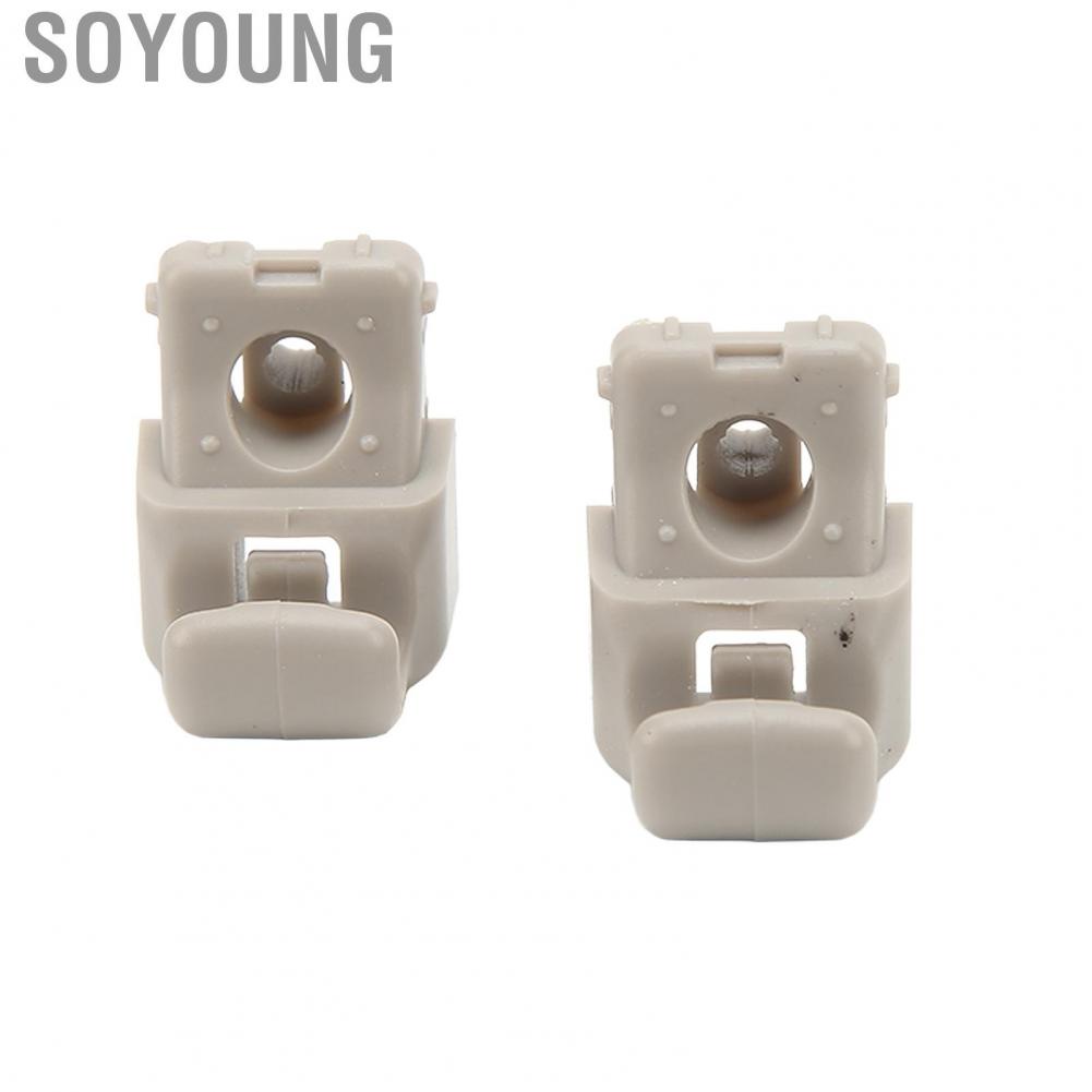 Soyoung Sun Visor  Left Right ABS 1130993‑00‑A Hook 2Pcs Standard Design for Maintenance