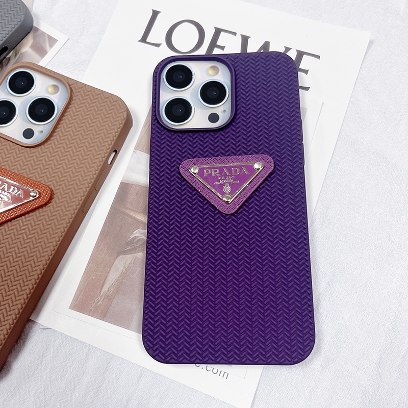 Fashion prada High luxury style iPhone 14 13 ProMax 14plus 14 Xs Max XR Phone Case for Apple 12 ProMax 13 13Pro 11pro 14pro 7 8 Plus 7+ 8+ Candy Weave Soft Cover Phone Case