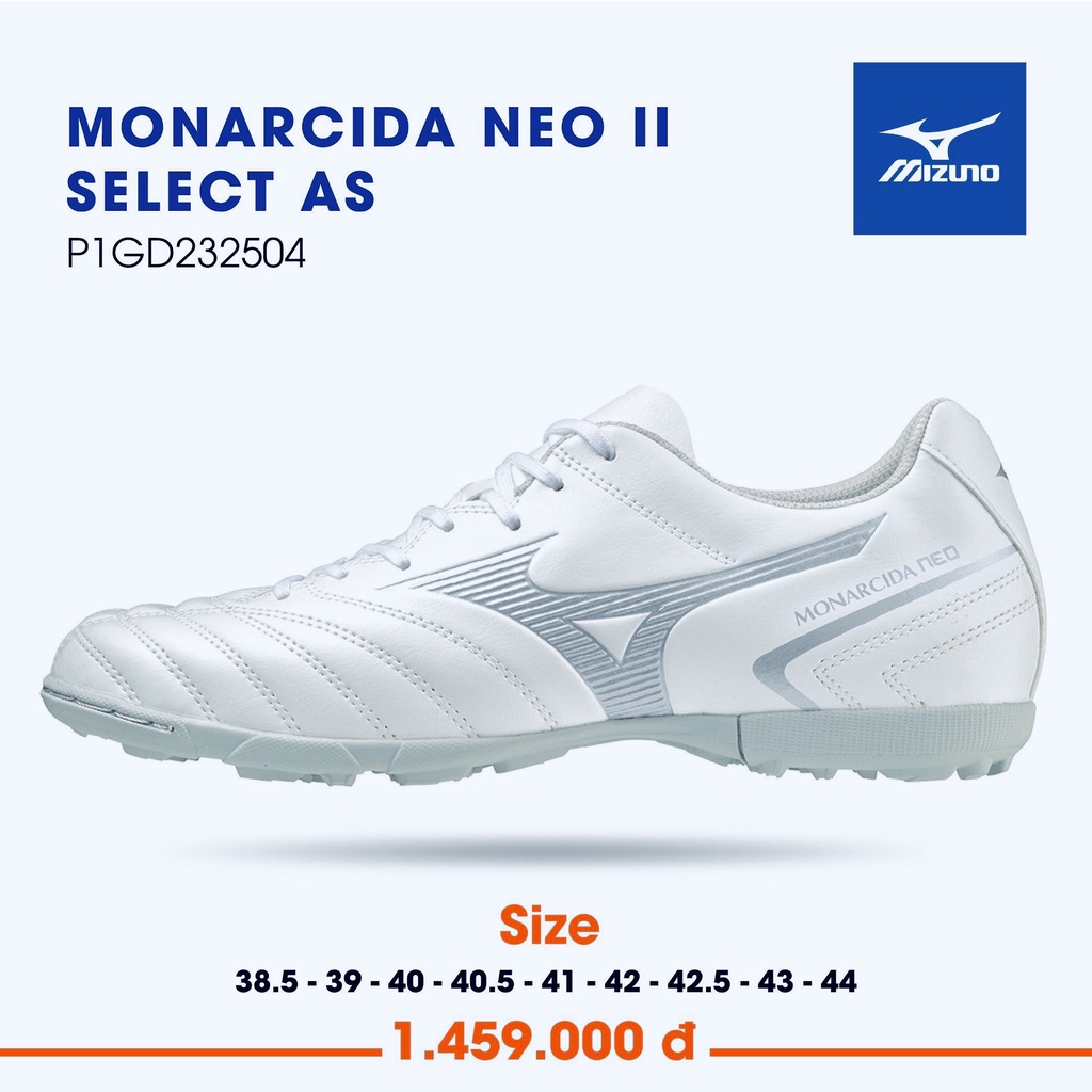 [Chính hãng] Giày Bóng Đá Chính Hãng Mizuno Monarcida Neo 2 Select As 2023
