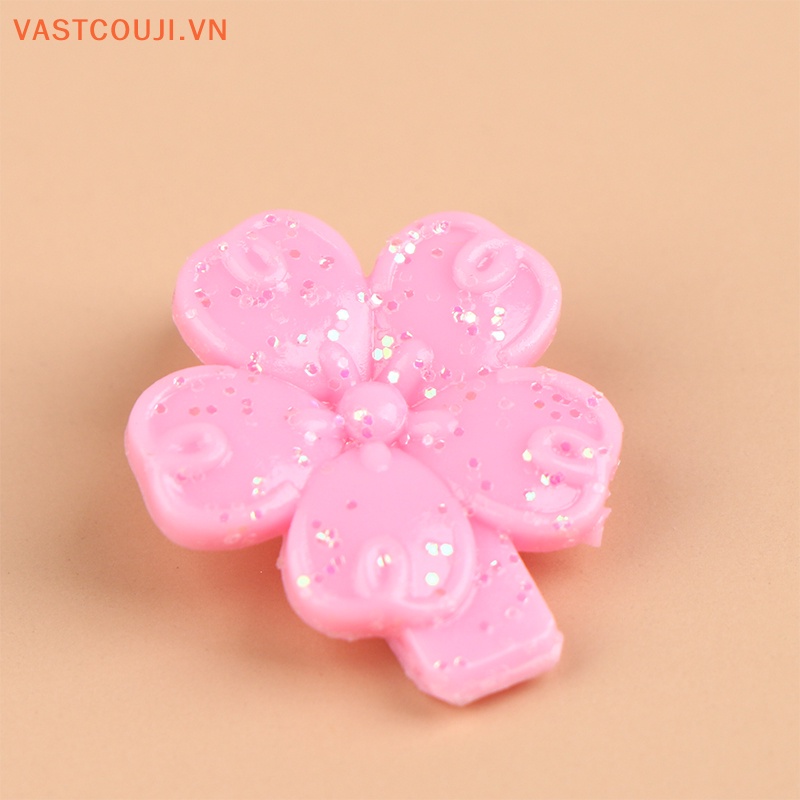 2 Kẹp Tóc Hình Hoa Xinh Xắn Cho Búp Bê 1 / 6