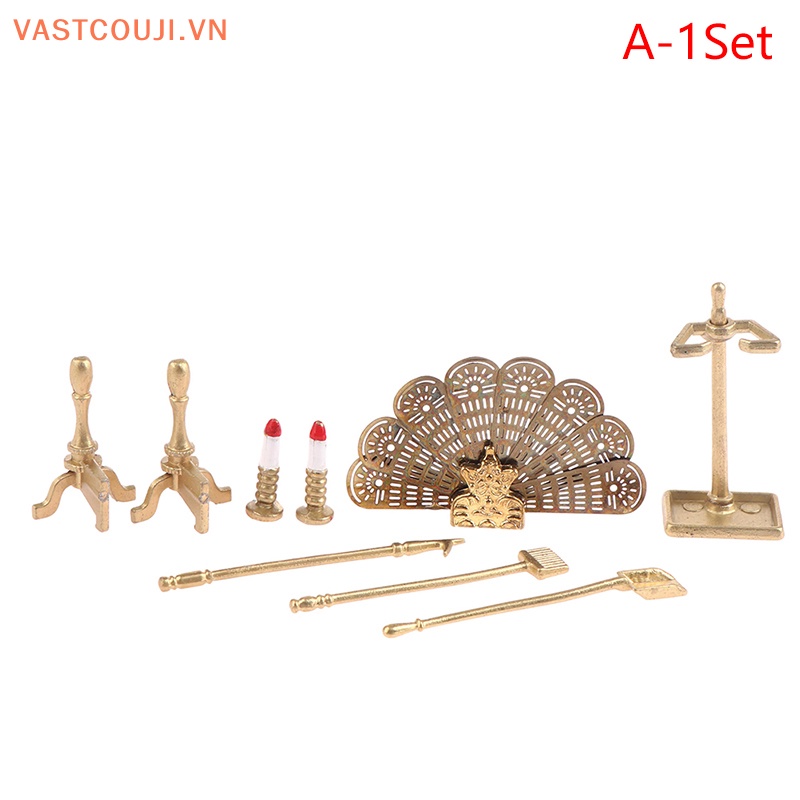 1 Bộ Quạt Làm Sạch Đồ Nội Thất Cho Nhà Búp Bê VASTJI Tỉ Lệ 1: 12
