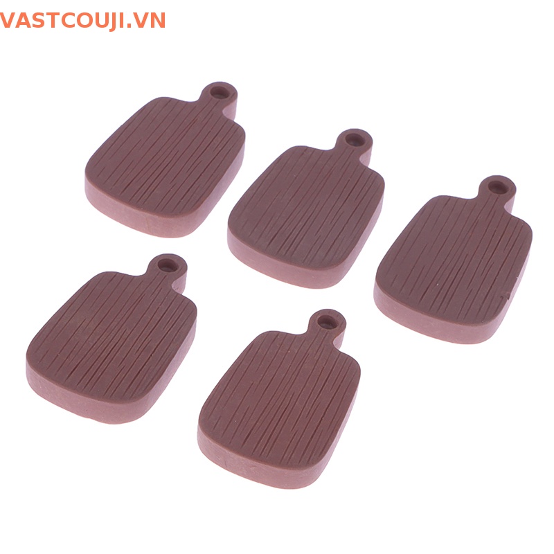 Set 5 Khay Nướng Bánh Mini Bằng Gỗ Cho Nhà Búp Bê