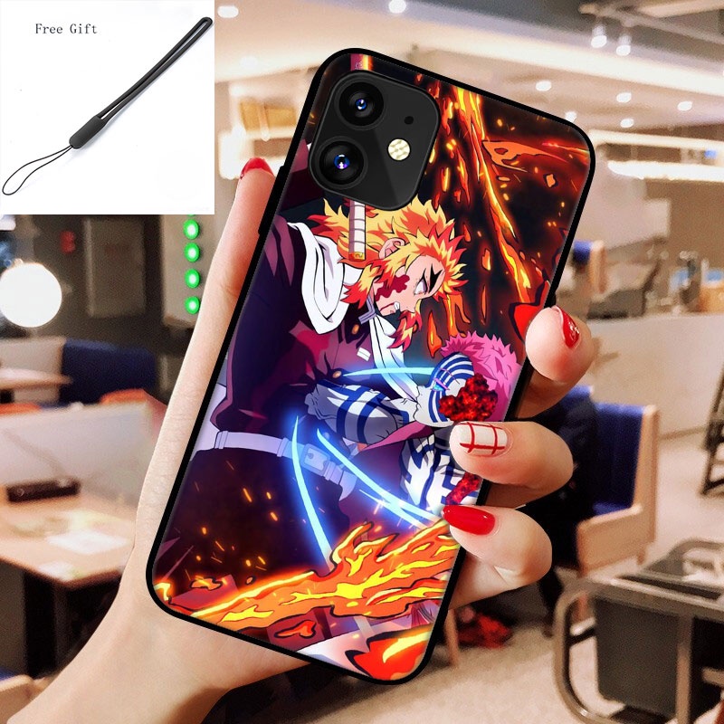 Ốp Điện Thoại Hình Akaza Cho iPhone 14 Plus Pro 11 XR XS 6 6S 7 / 8 / SE 2020 Plus A2