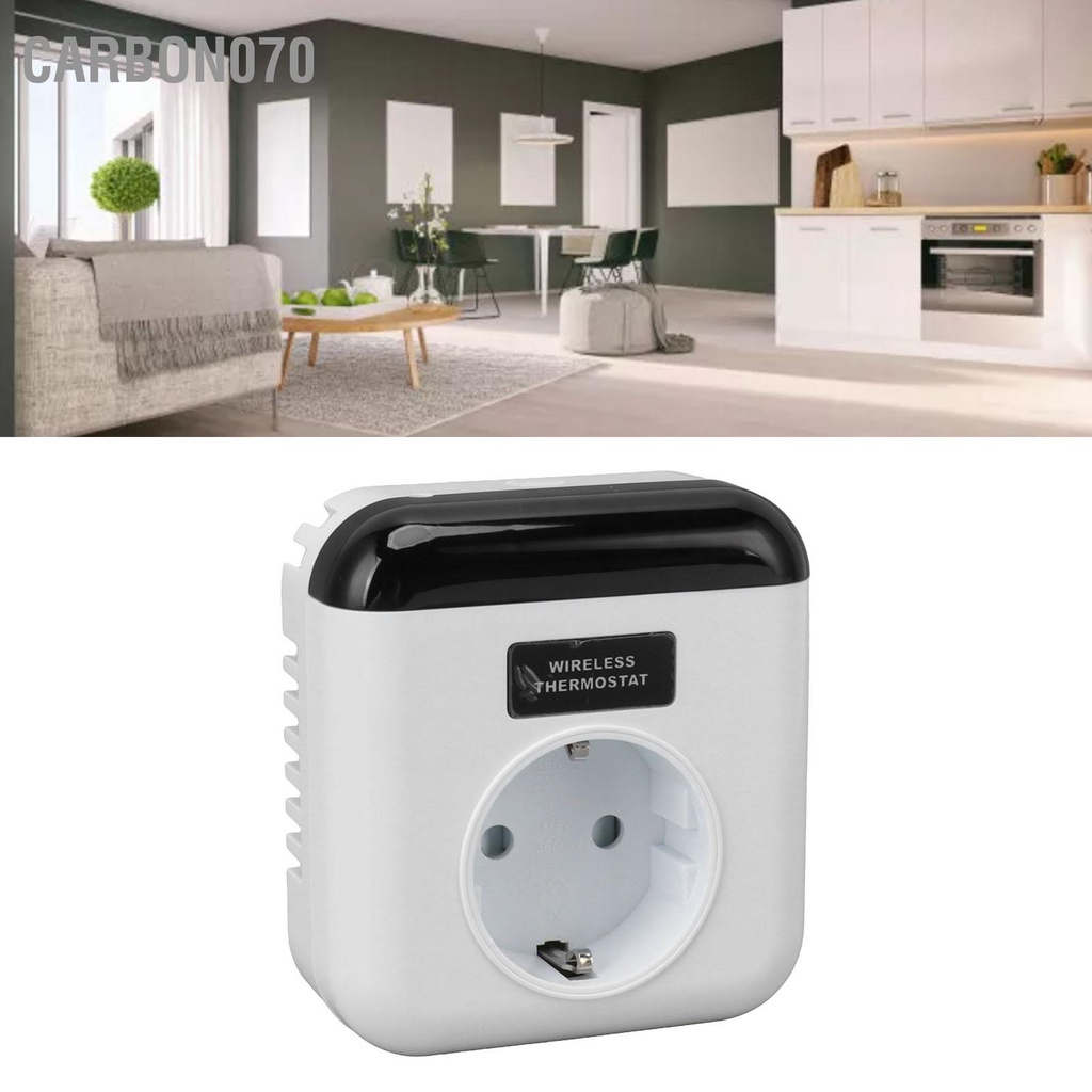 Carbon070 Thông Minh WiFi Bình Giữ Nhiệt Cắm Ổ Điện Không Dây Có Thể Lập Trình Bộ Điều Khiển Độ Với Ứng Dụng Từ Xa Phích Châu Âu 220V
