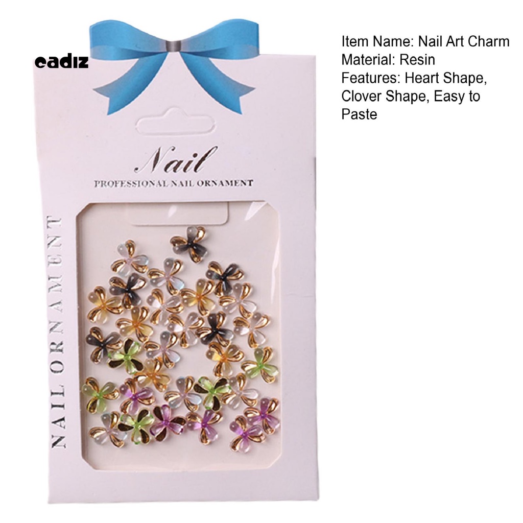 1 Túi Phụ Kiện Trang Trí Móng Tay Mini Đính Đá Hình Trái Tim Xinh Xắn