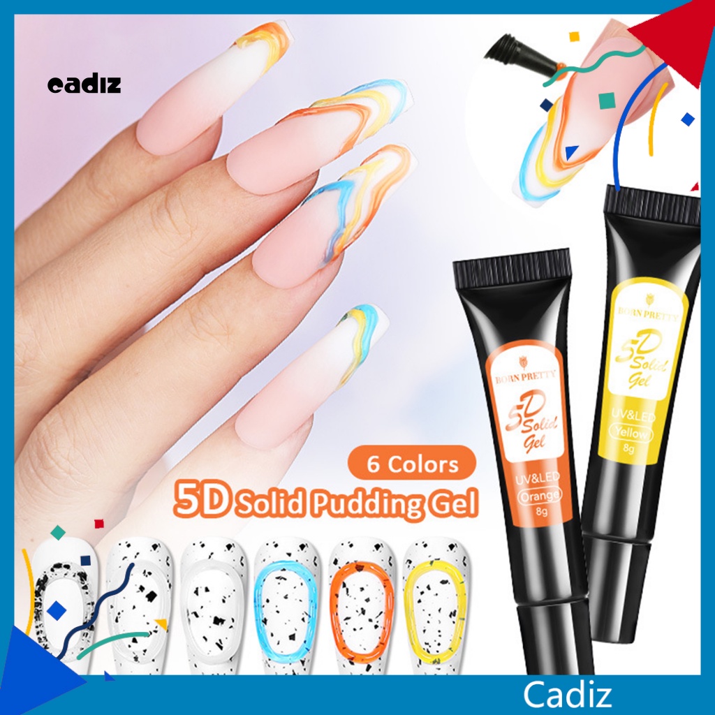 Tuýp Keo Dán Móng UV 5D Mềm Mại Đa Năng Tiện Dụng